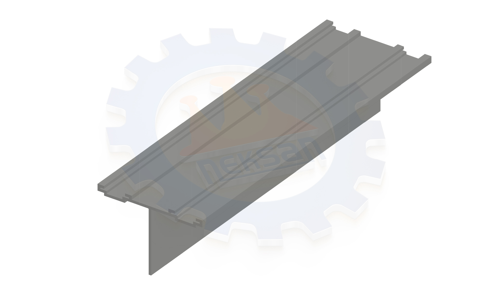 Kanallı T Profil Çiftli